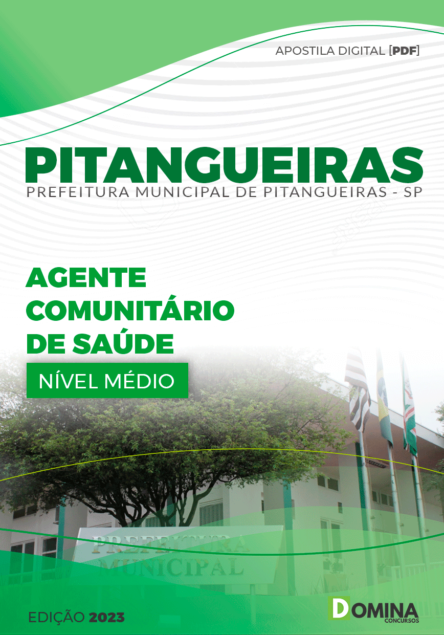 Apostila Concurso Pref Pitangueiras SP 2024 Agente Comunitário Saúde