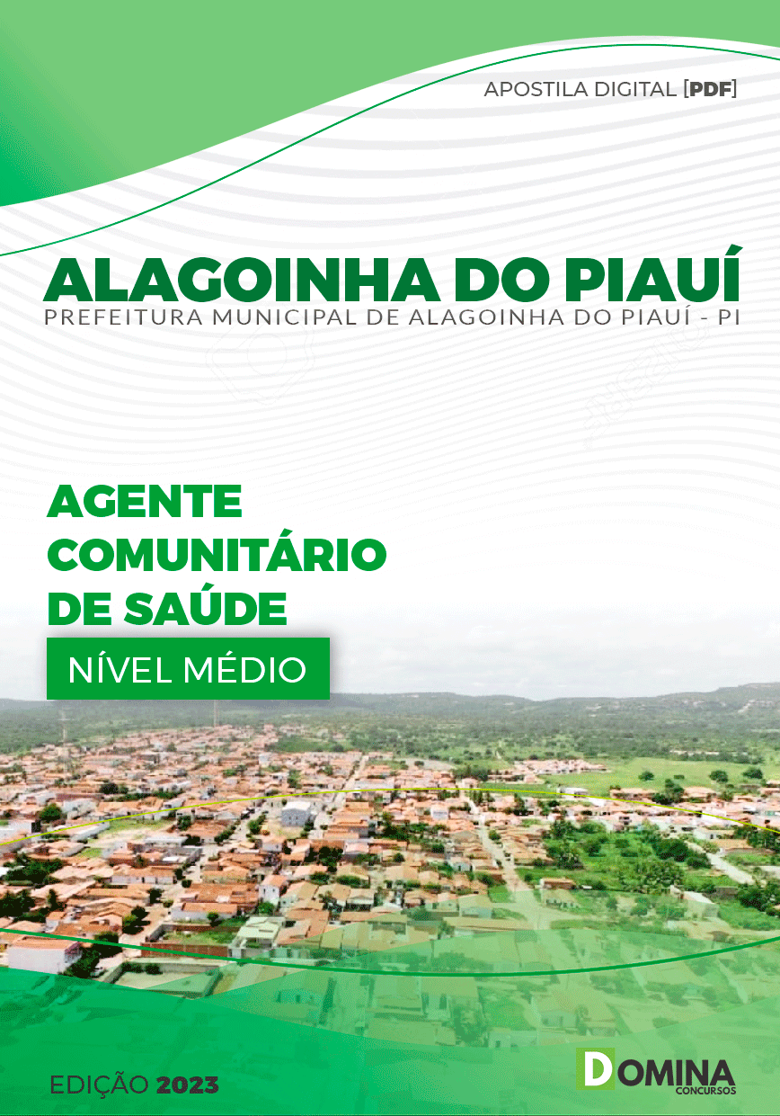 Apostila Pref Alagoinha do Piauí PI 2023 Agente Comunitário Saúde