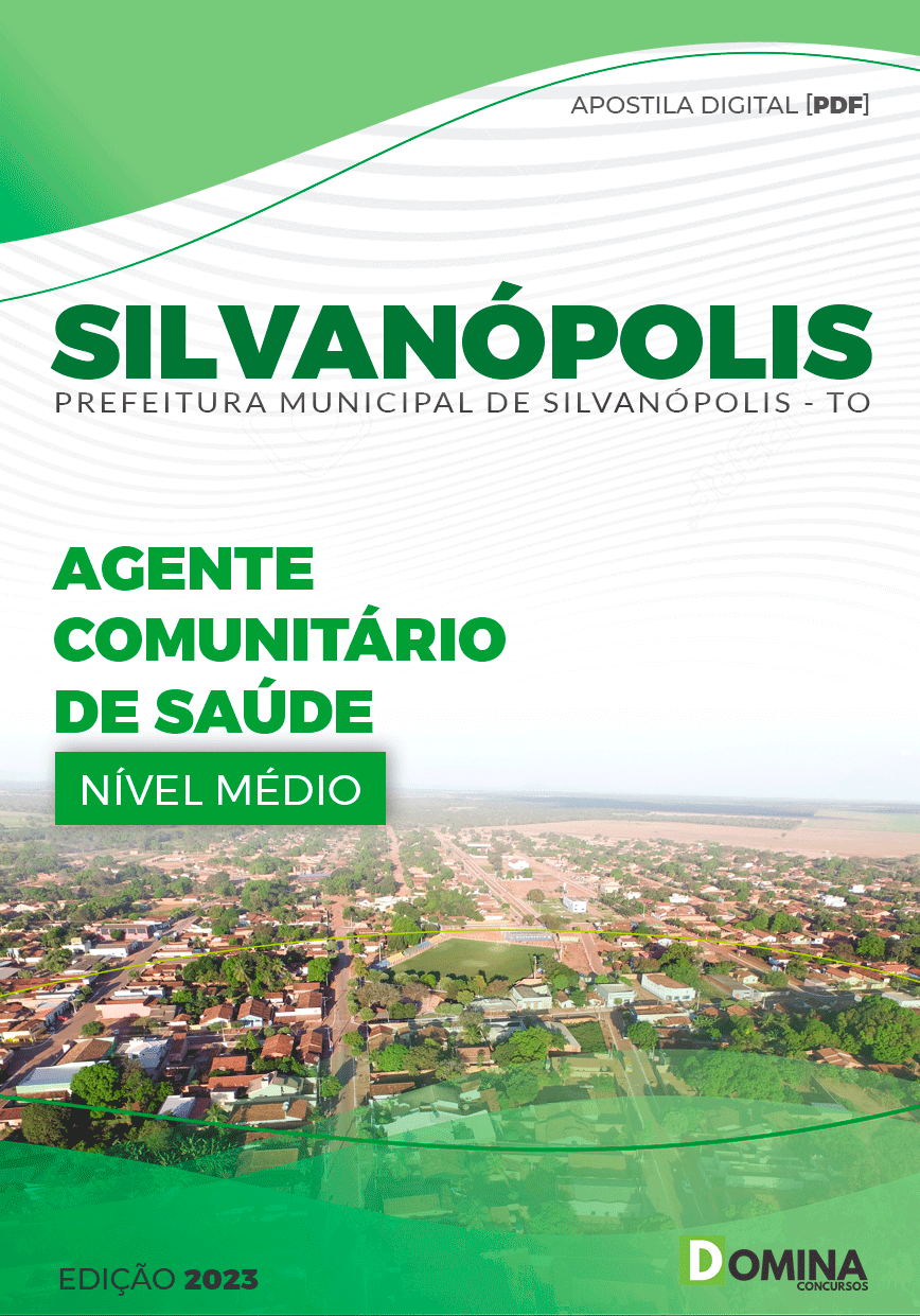 Apostila Pref Silvanópolis TO 2023 Agente Comunitário Saúde