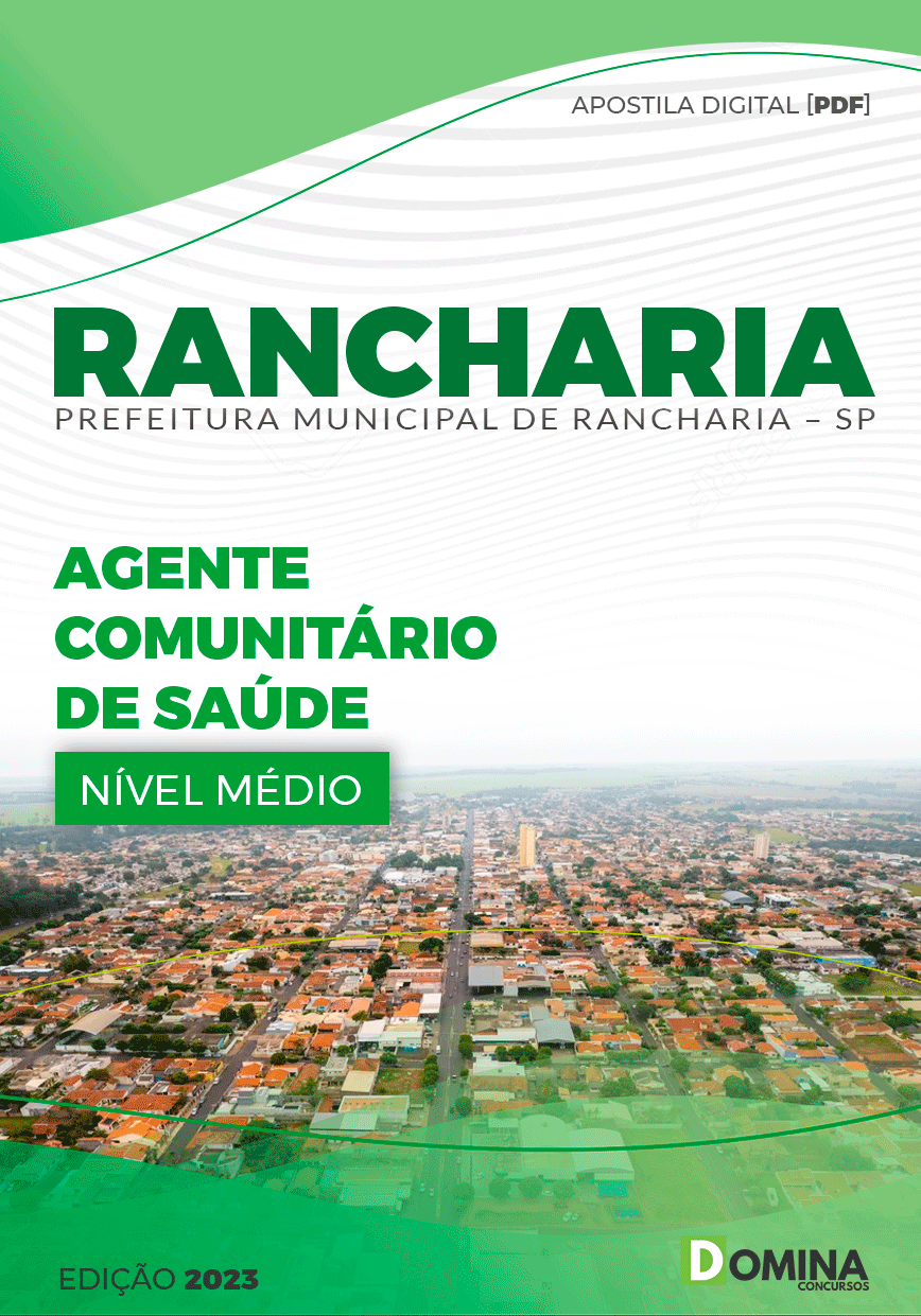 Apostila Pref Rancharia SP 2023 Agente Comunitário Saúde
