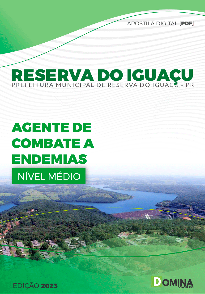 Apostila Pref Reserva do Iguaçu PR 2023 Agente Combate Endemias