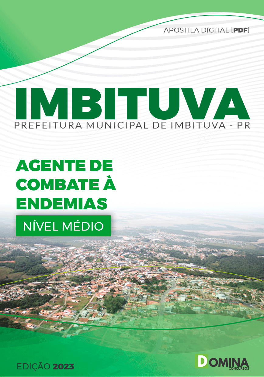 Apostila Prefeitura Imbituva PR 2023 Agente Combate Endemias
