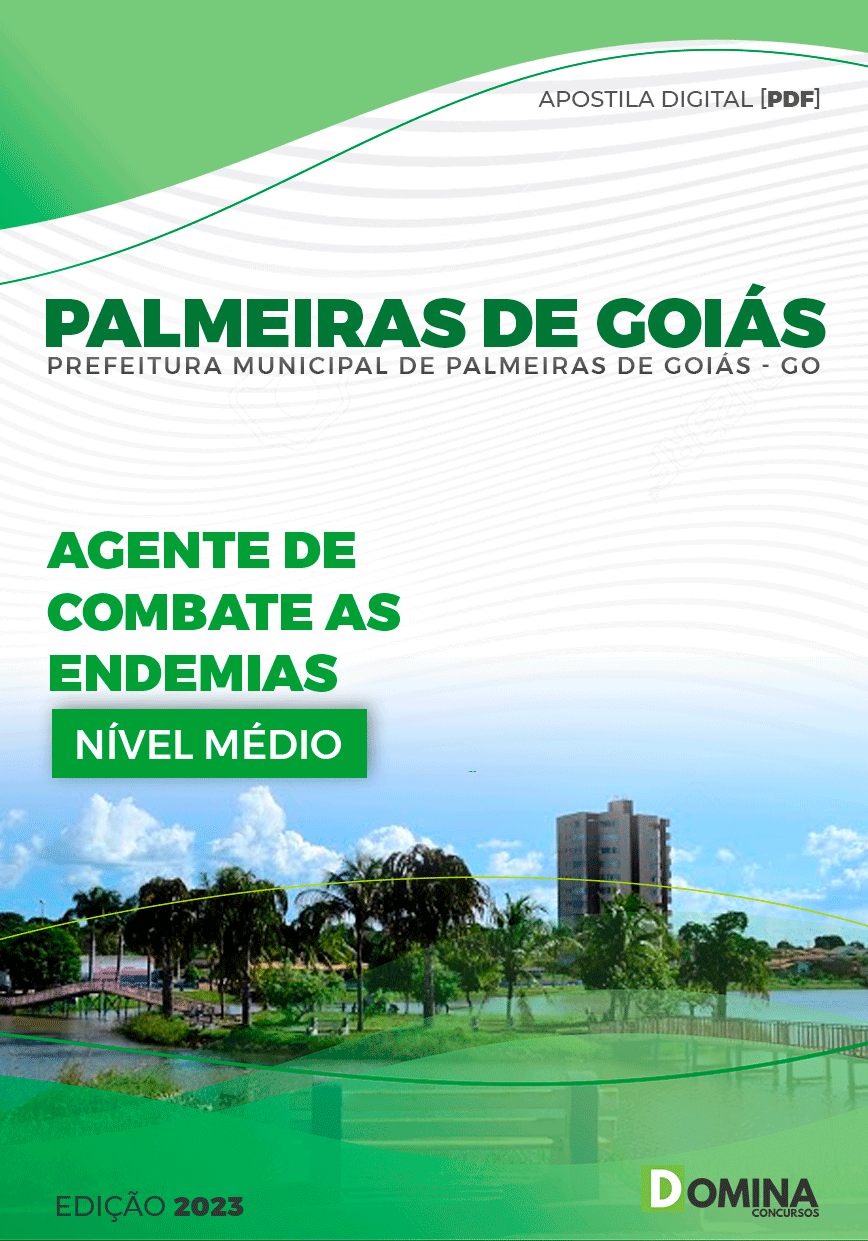 Apostila Pref Palmeiras de Goiás GO 2024 Agente Combate Endemias