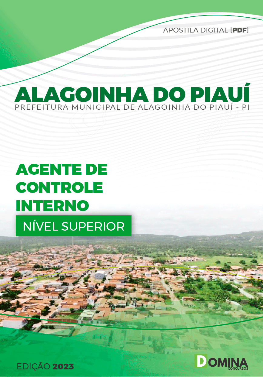 Apostila Pref Alagoinha do Piauí PI 2023 Agente Controle Interno