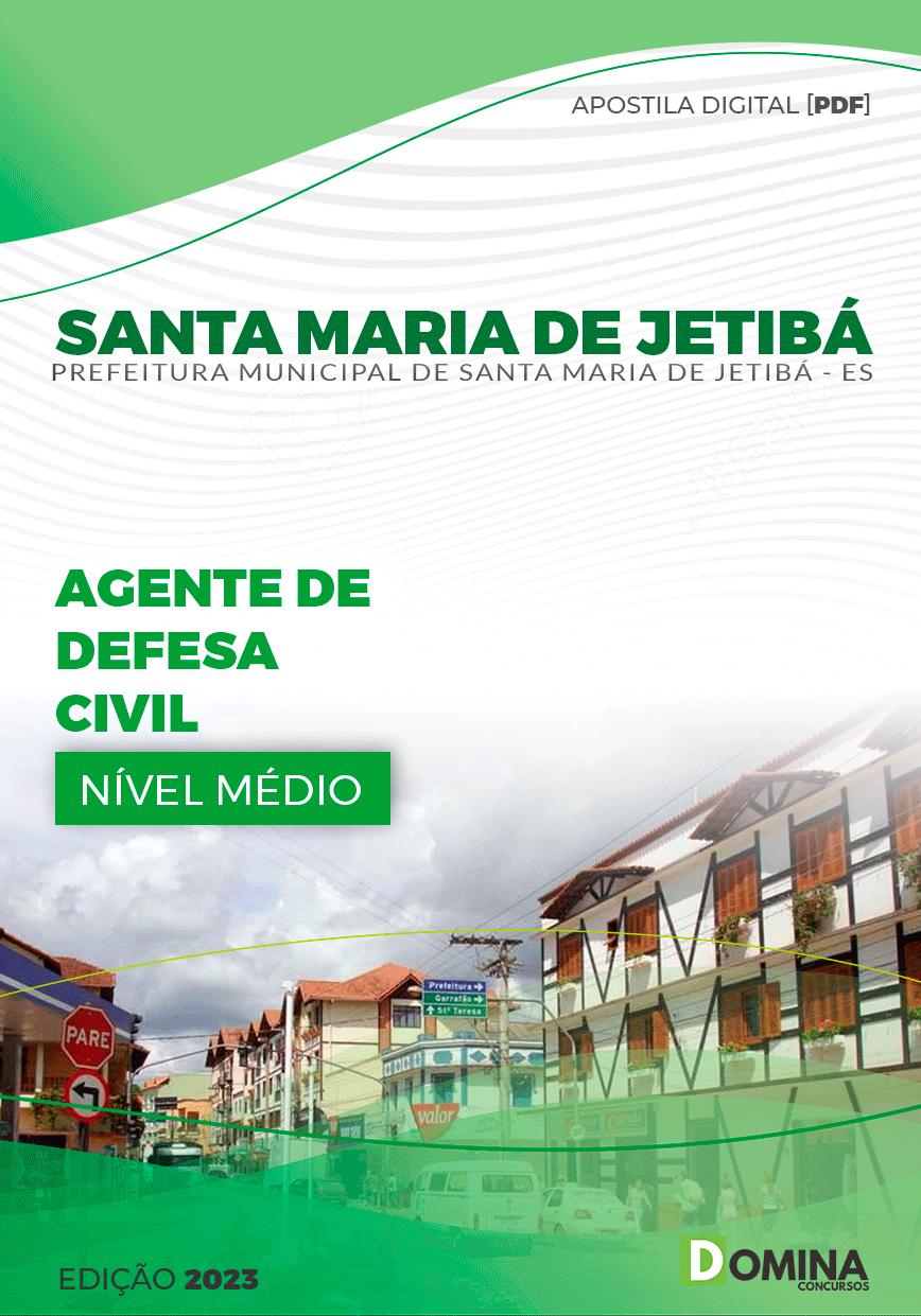 Apostila Pref Santa Maria de Jetibá ES 2024 Agente Defesa Civil