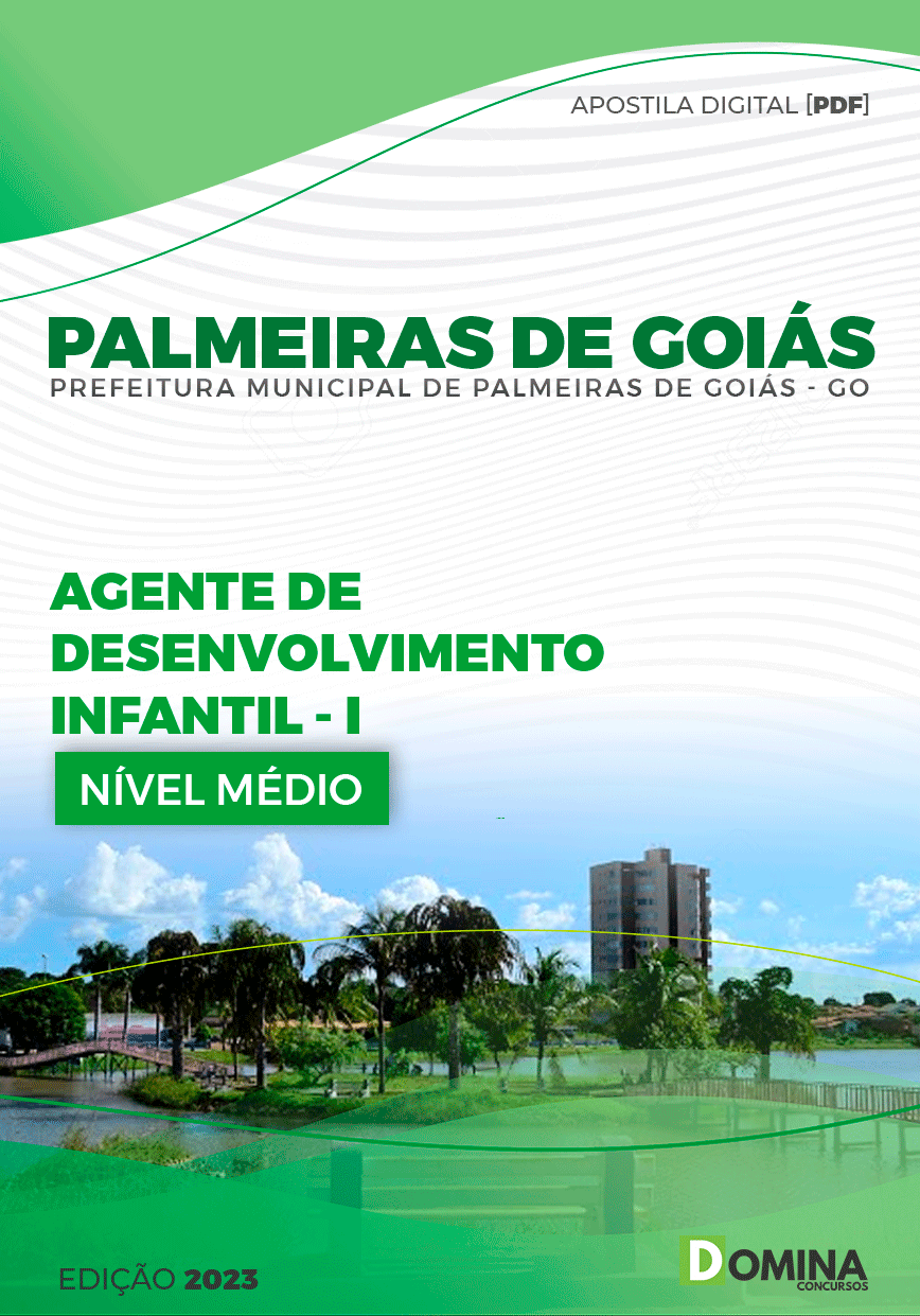 Apostila Pref Palmeiras de Goiás GO 2024 Agente Desenvolvimento Infantil