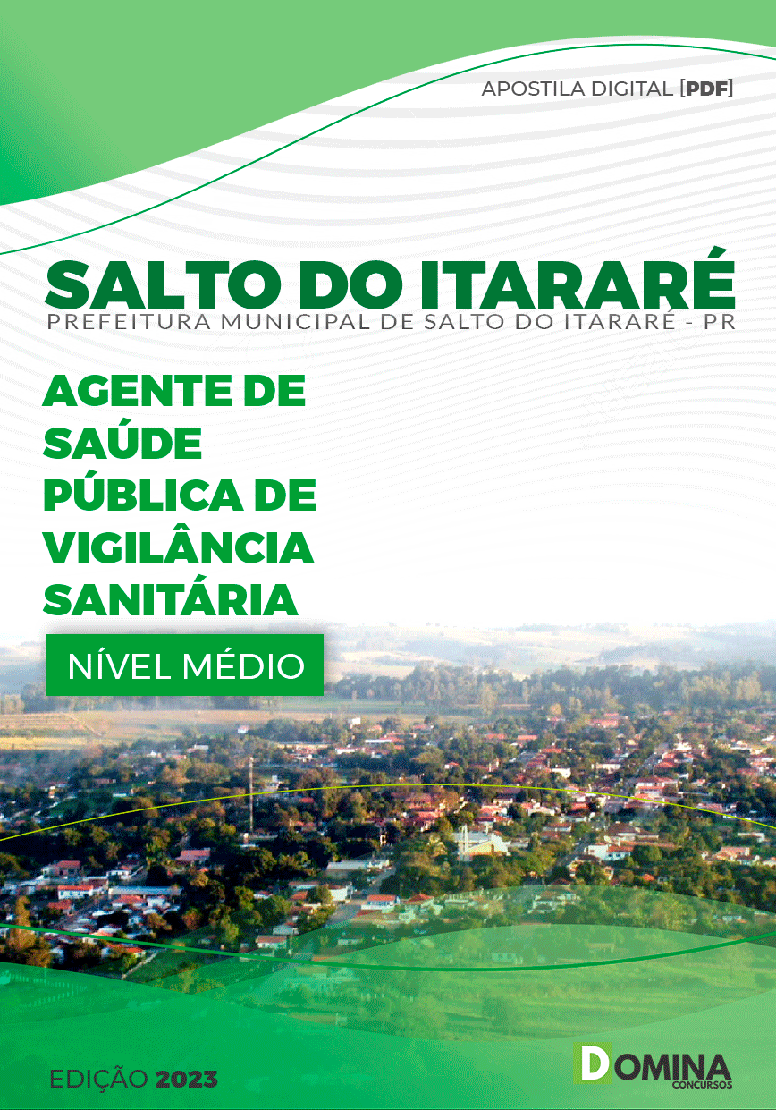 Apostila Pref Salto do Itararé PR 2023 Agente Vigilância Sanitária