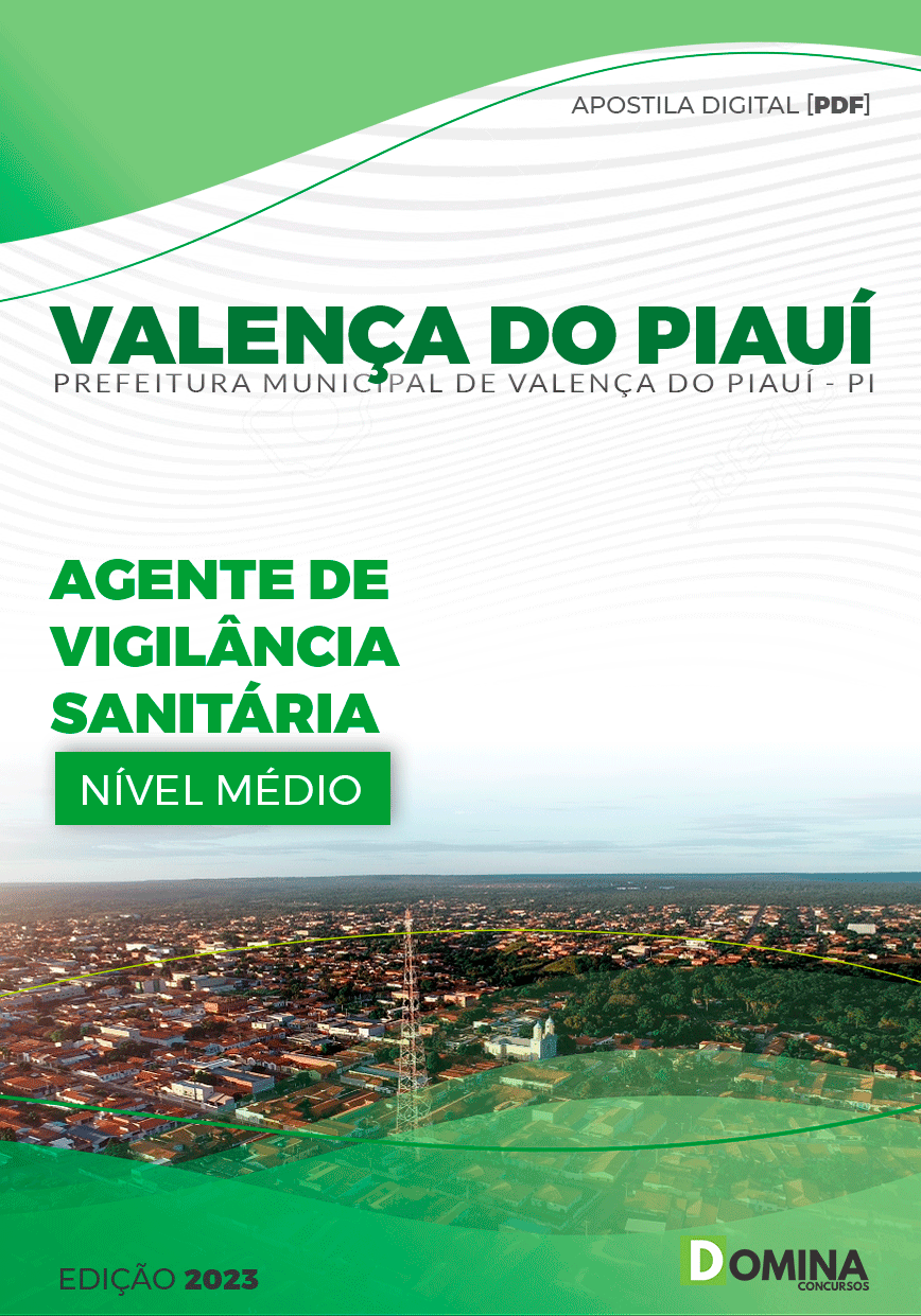 Apostila Concurso Pref Valença PI 2023 Agente Vigilância Sanitária