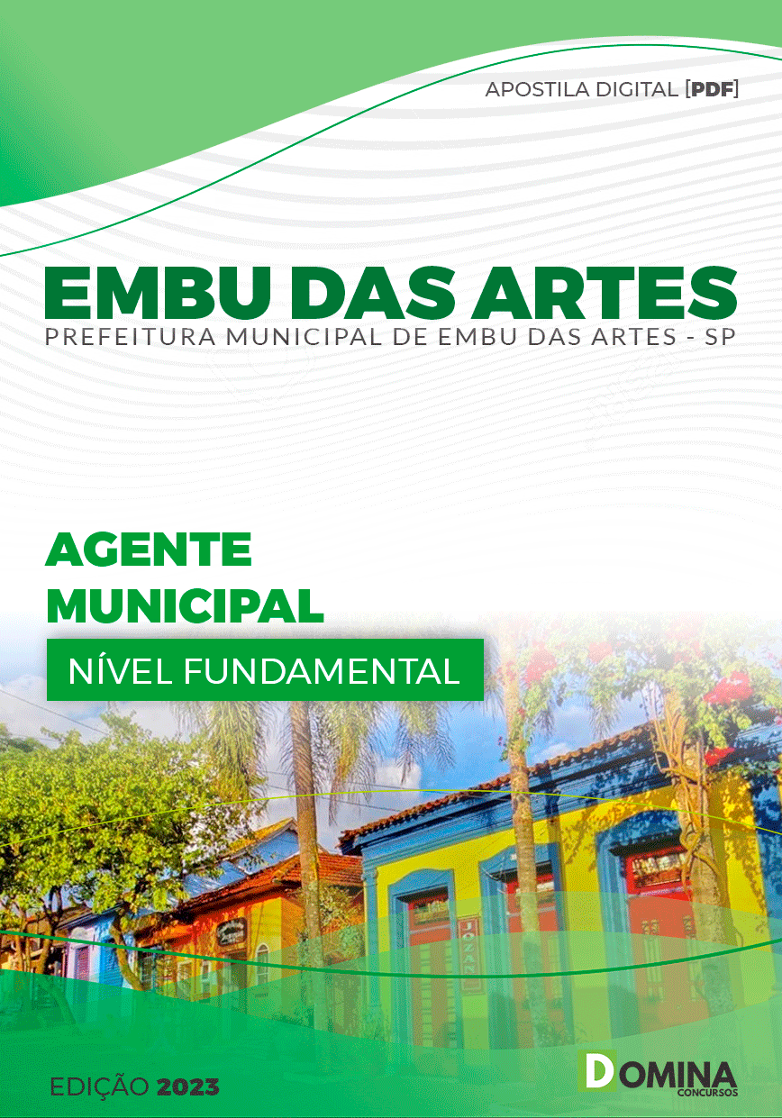 Apostila Pref Embu das Artes SP 2023 Agente Municipal