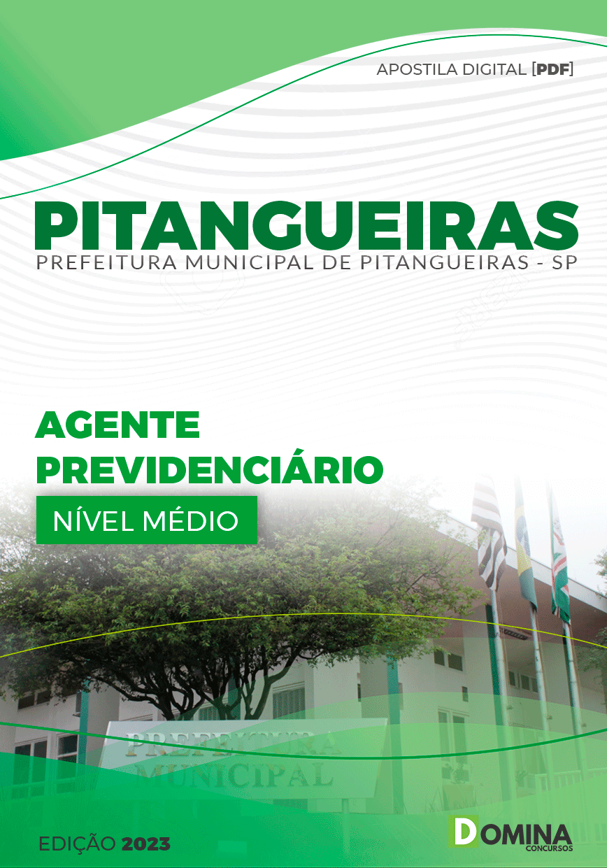 Apostila Concurso Pref Pitangueiras SP 2024 Agente Previdenciário