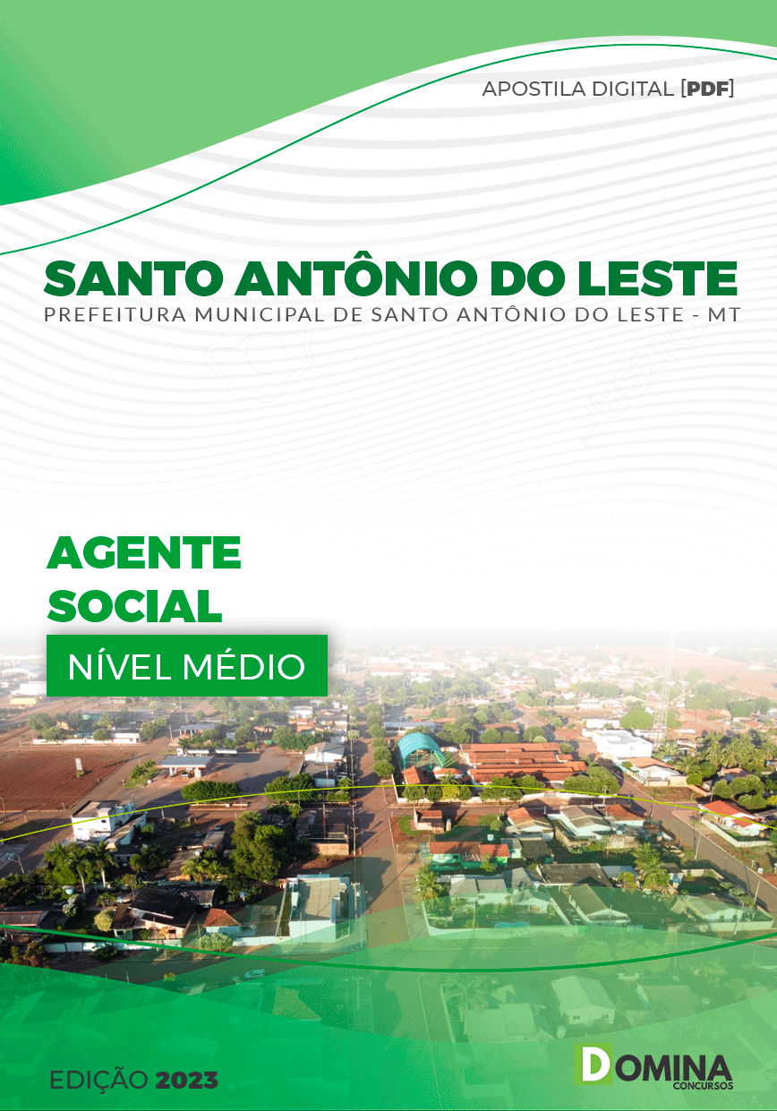 Pref Santo Antônio do Leste MT 2023 Agente Social