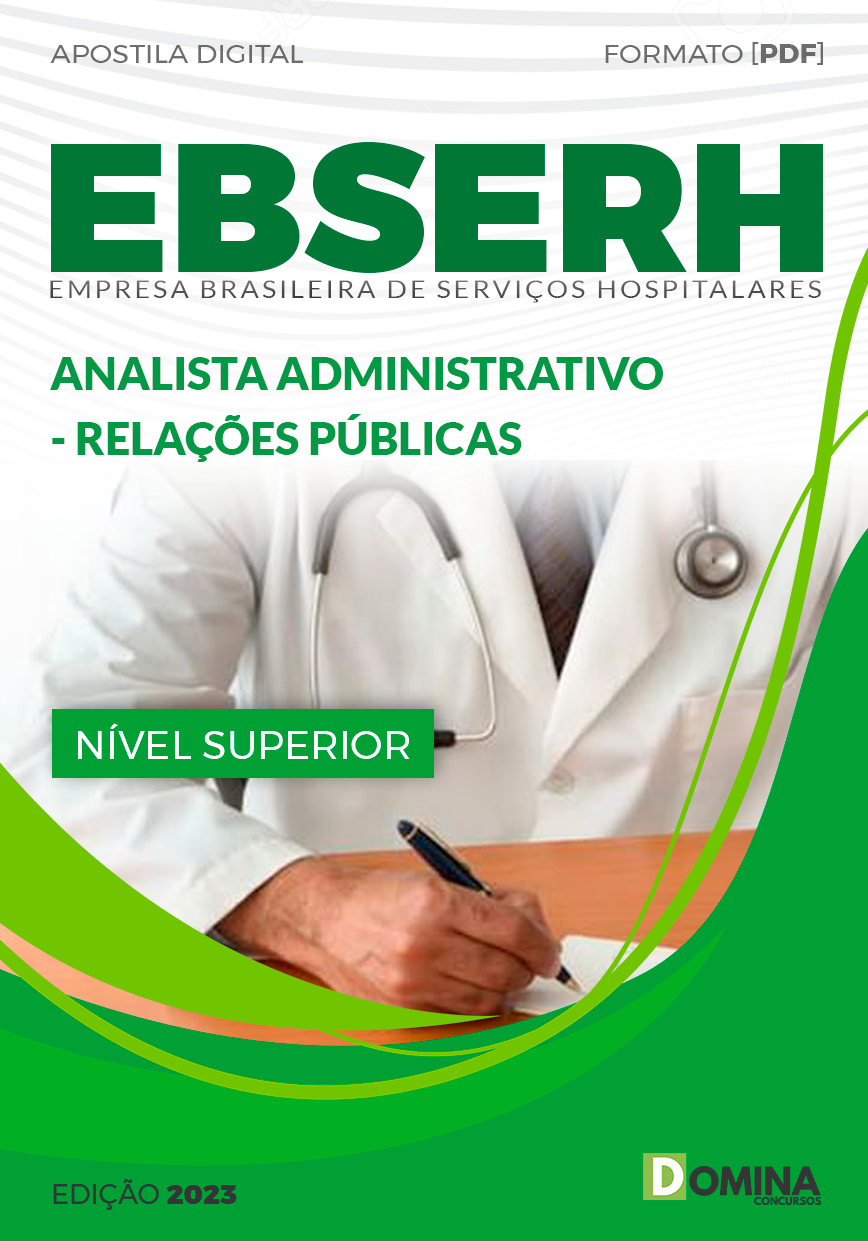 Apostila EBSERH 2023 Analista Administrativo Relações Públicas