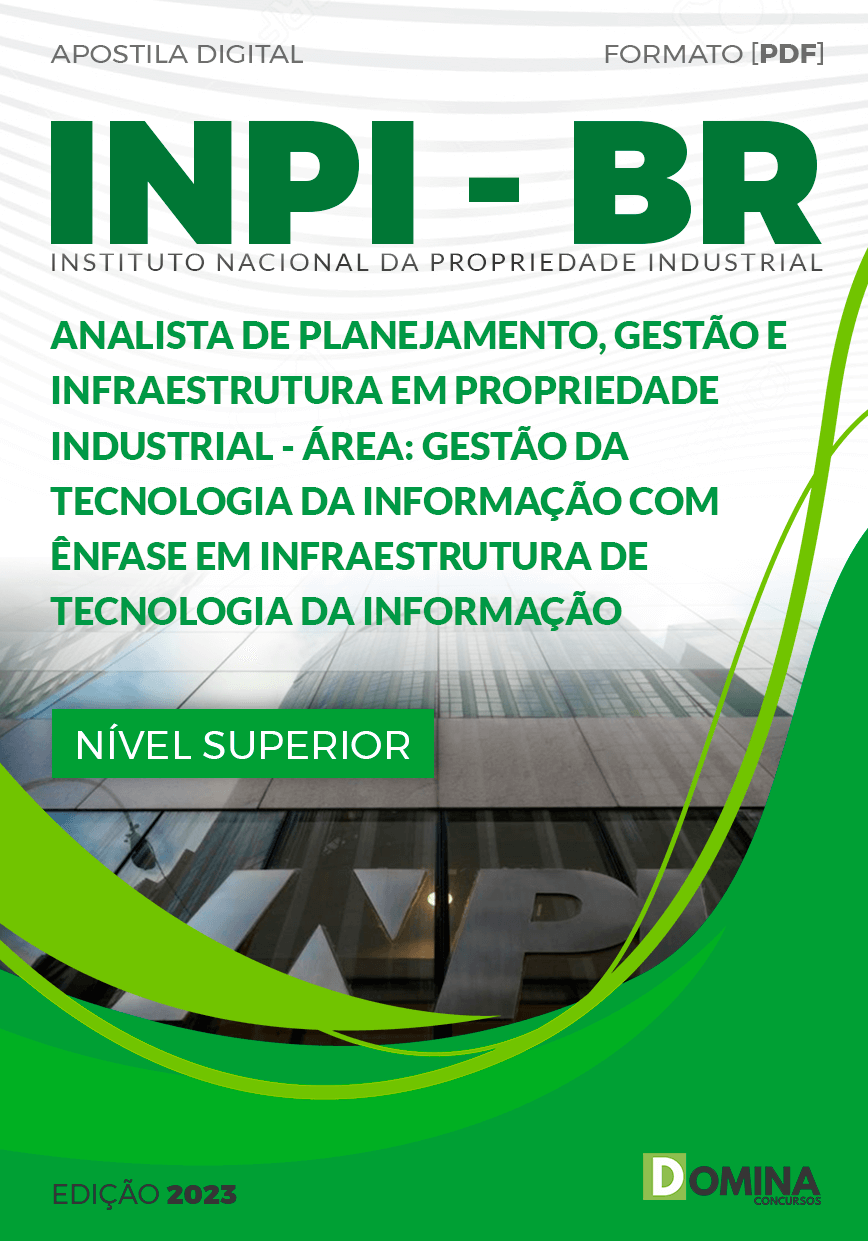 INPI 2023 Analista Industrial Gestão TI Infraestrutura