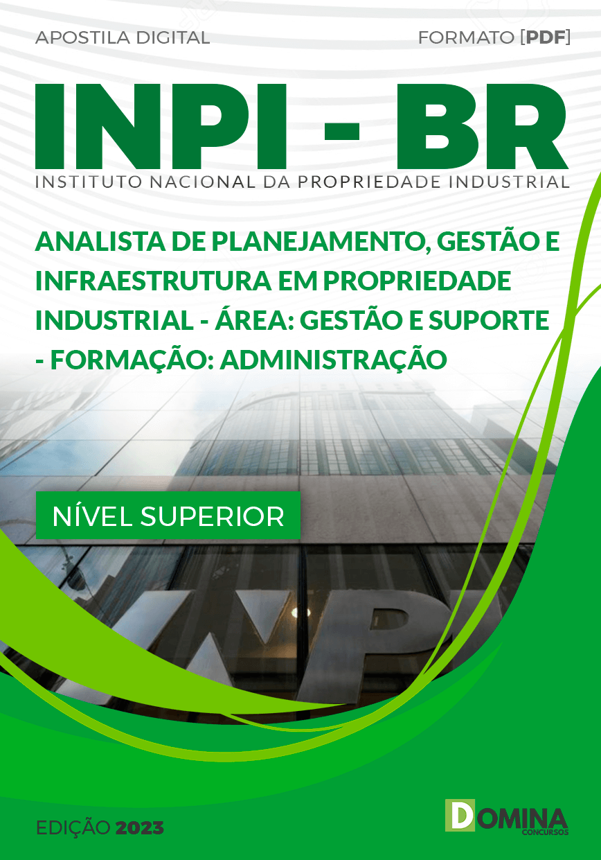 INPI 2023 Analista Industrial Administração