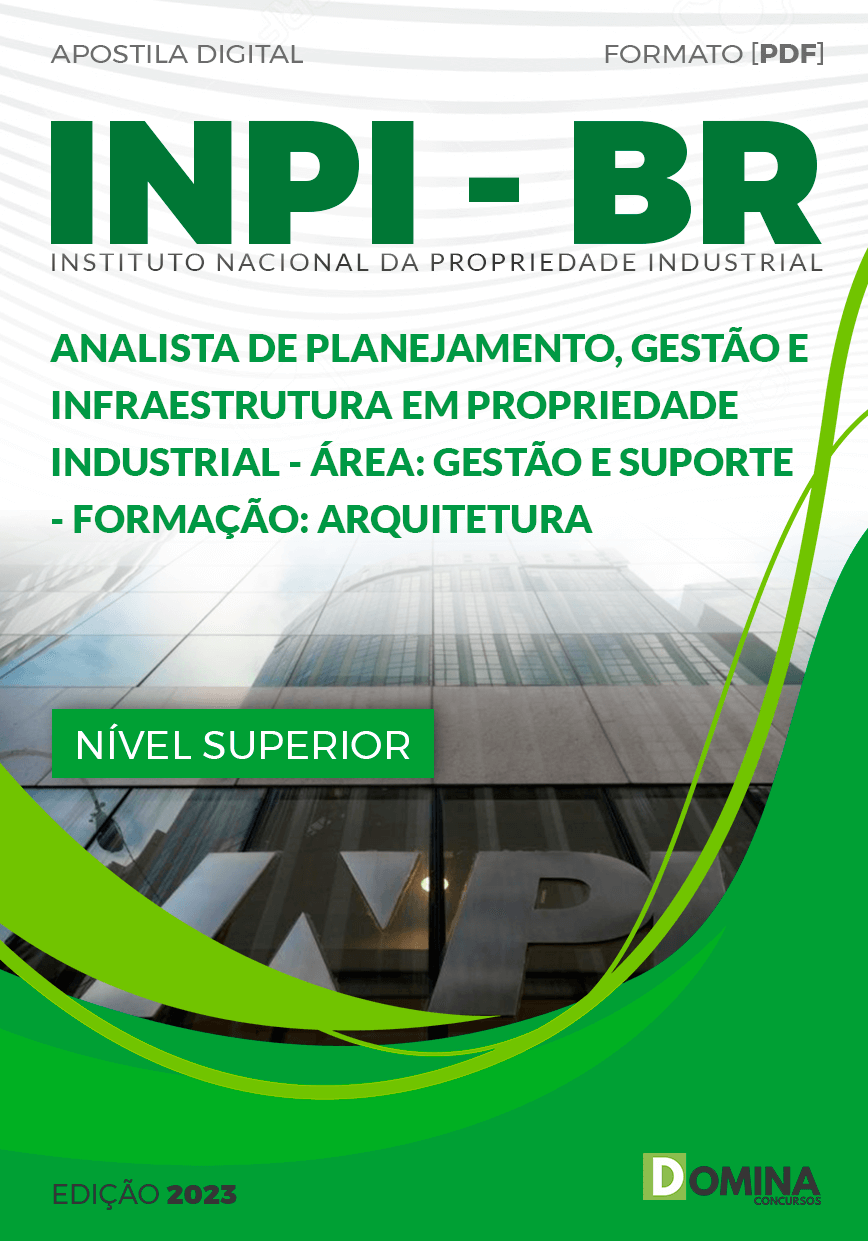 INPI 2023 Analista Industrial Arquitetura