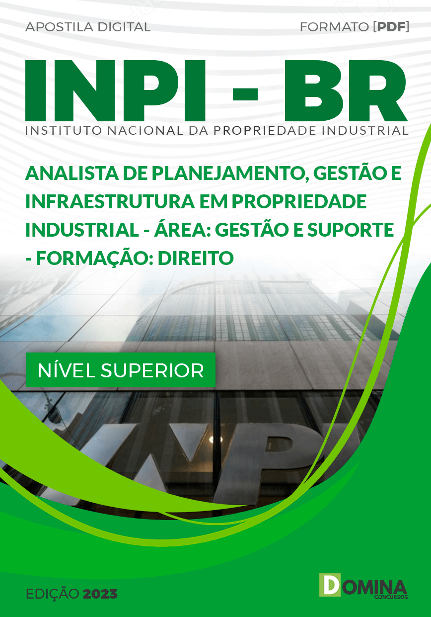 INPI 2023 Analista Industrial Direito