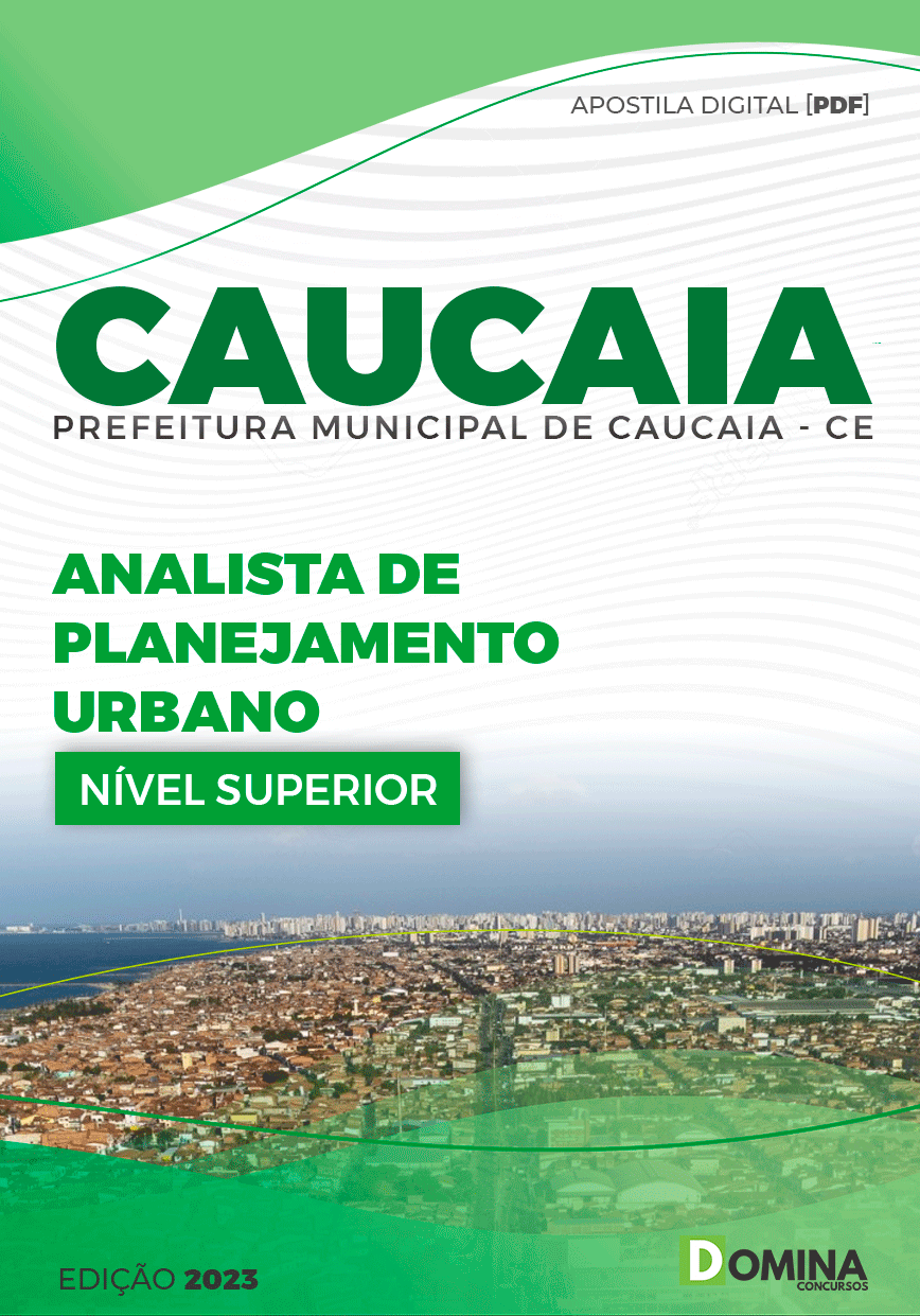 Apostila Pref Caucaia CE 2023 Analista de Planejamento Urbano