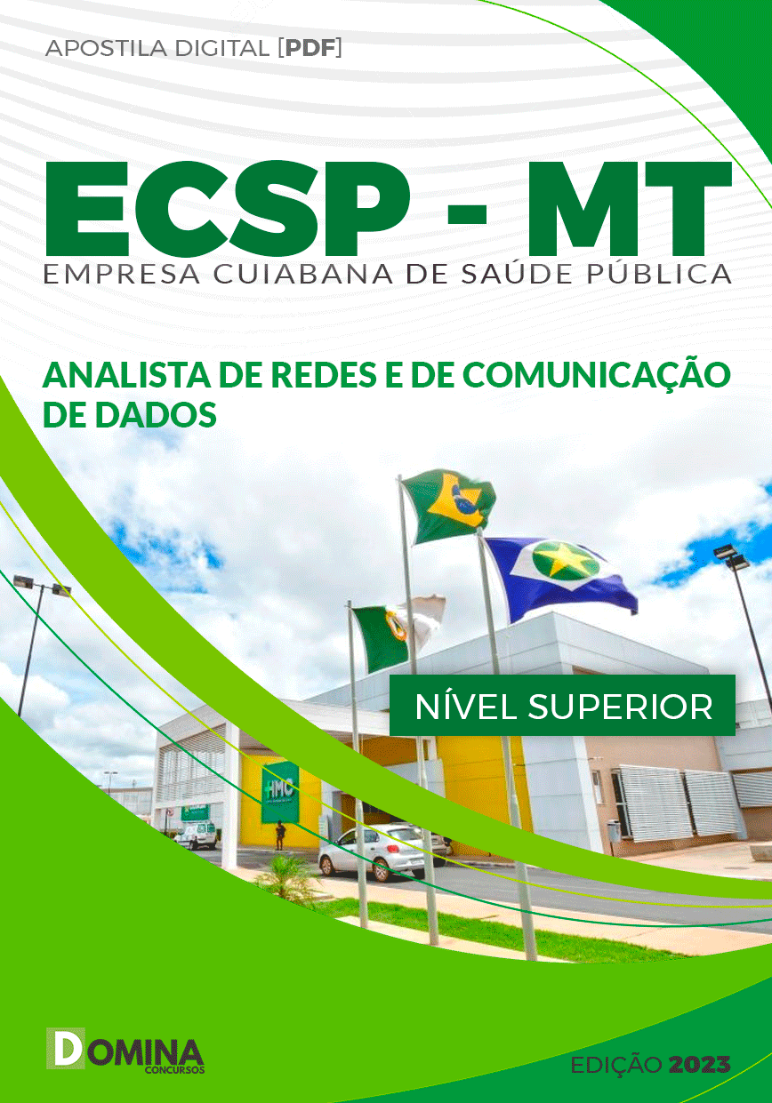 Apostila Concurso ECSP MT 2023 Analista Rede Comunicação Dados