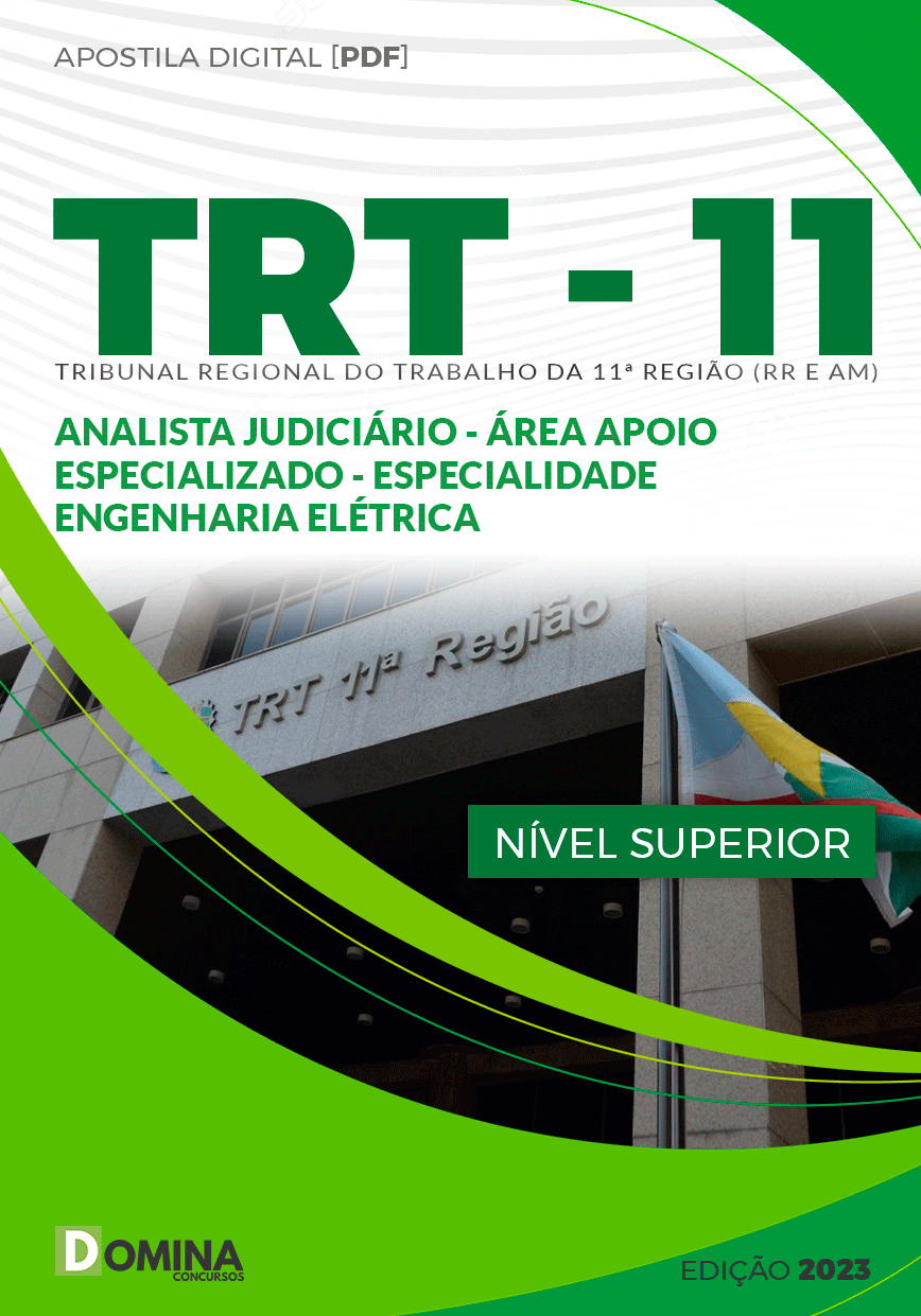 Apostila TRT 11 2024 Analista Judiciário Engenharia Elétrica