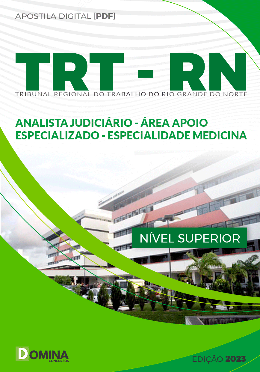 Apostila TRT RN 2023 Analista Judiciário Medicina