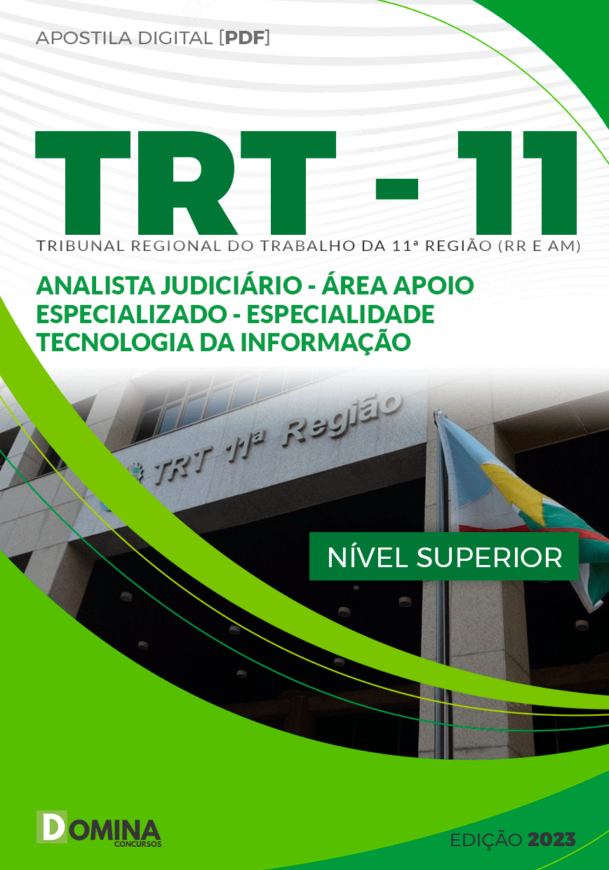 Apostila TRT 11 2024 Analista Judiciário Tecnologia Informação