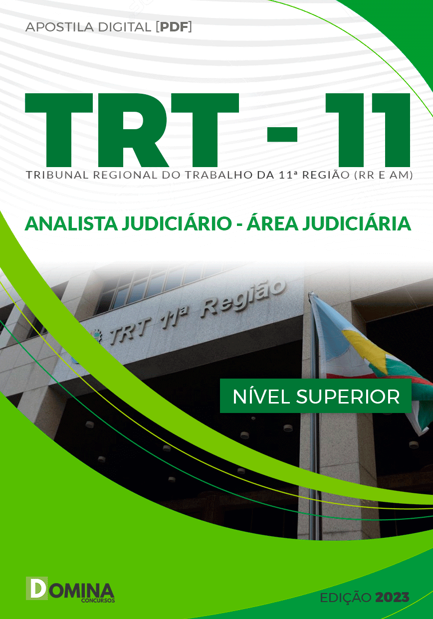 Apostila TRT 11 2024 Analista Judiciário Área Judiciária