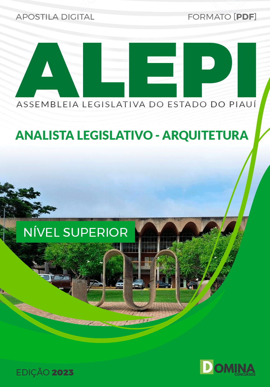 Apostila Assembleia Alepi PI 2024 Analista Legislativo Arquitetura