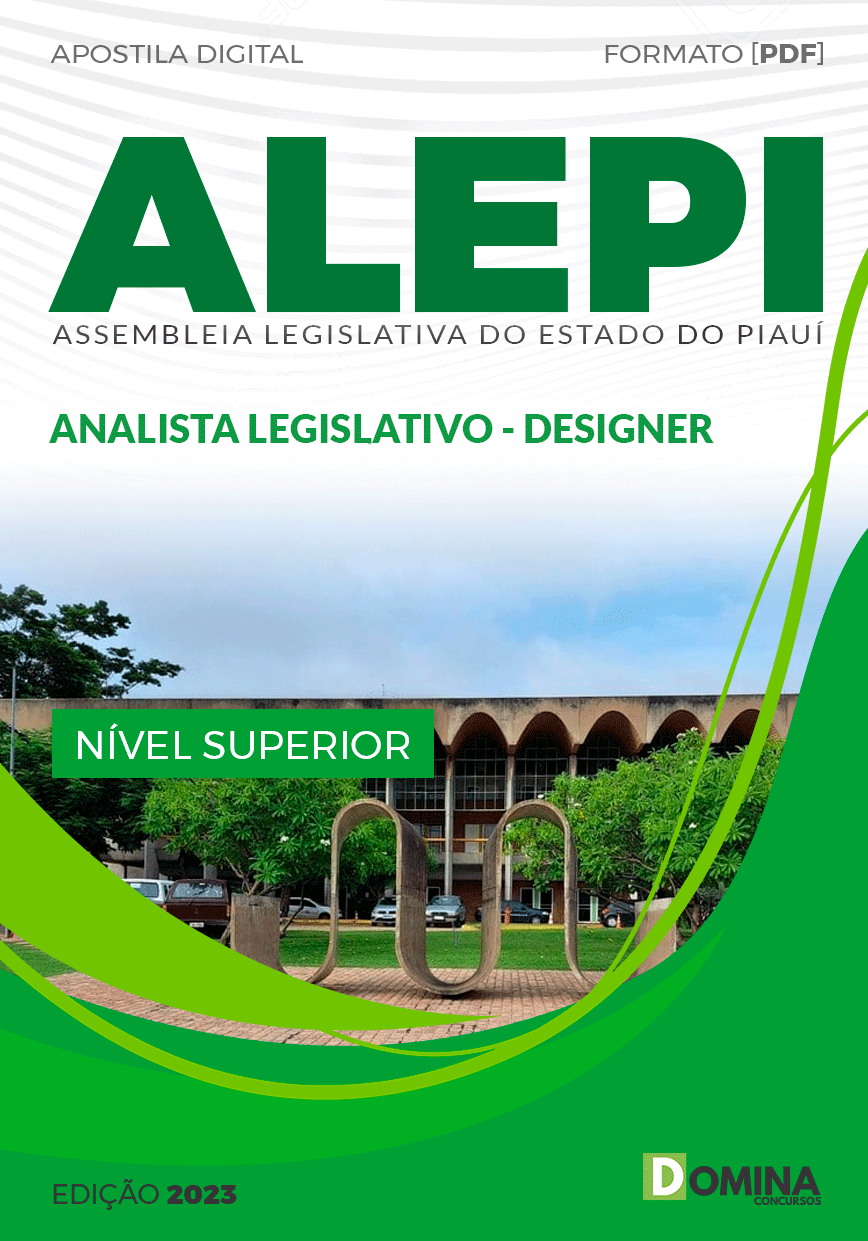 Apostila Assembleia Alepi PI 2024 Analista Designer Gráfico