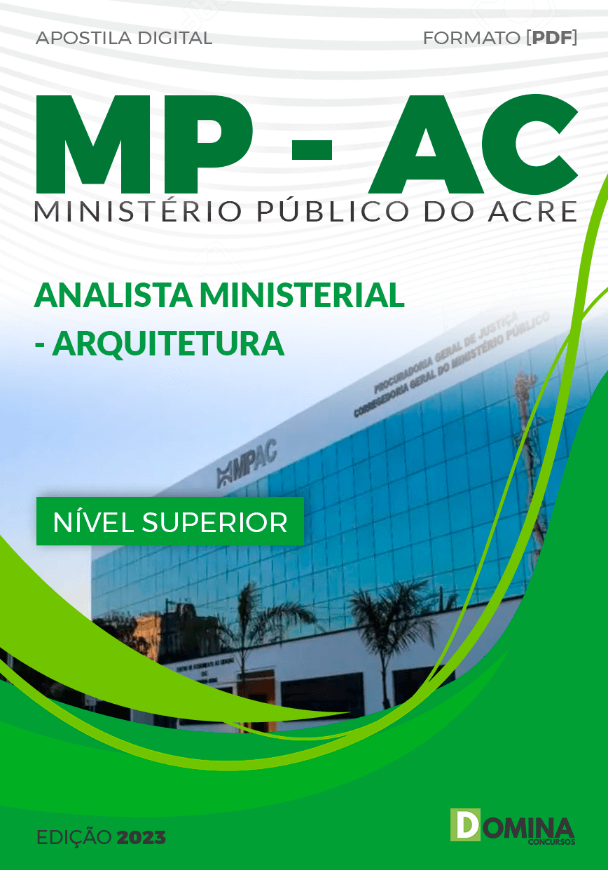 Apostila MP AC 2023 Analista Ministerial Arquitetura