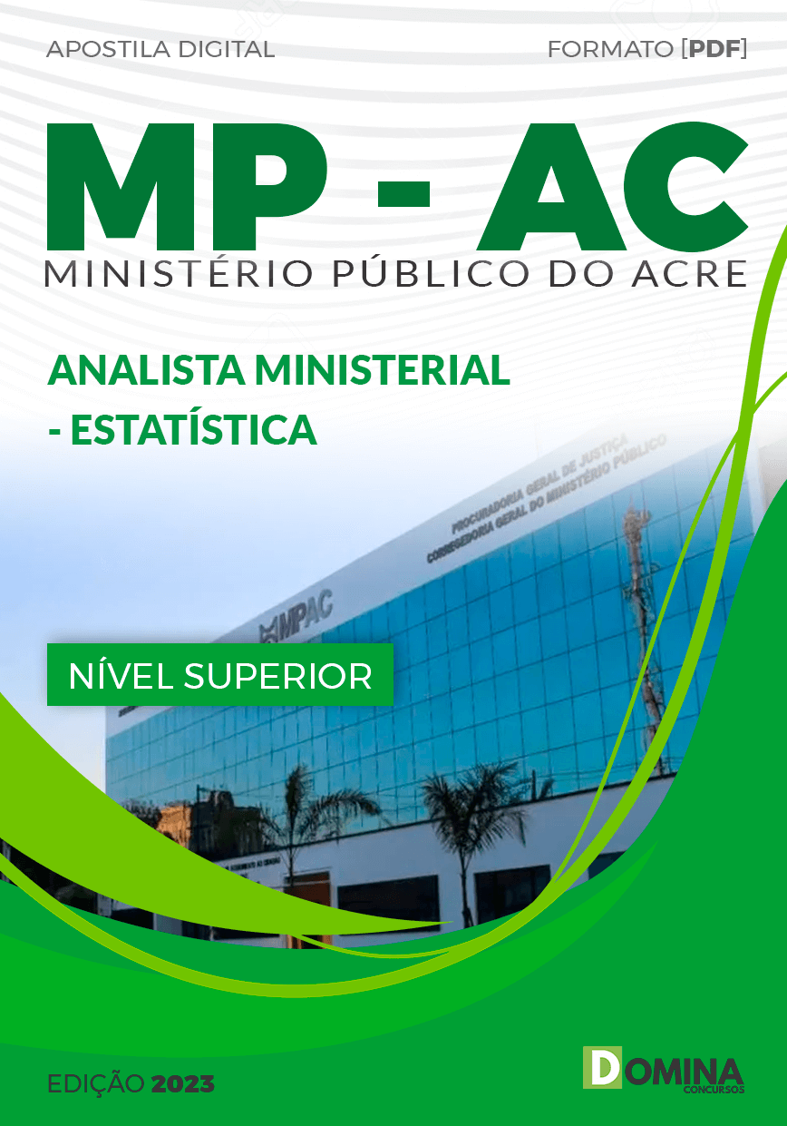 Apostila MP AC 2023 Analista Ministerial Estatísticaa