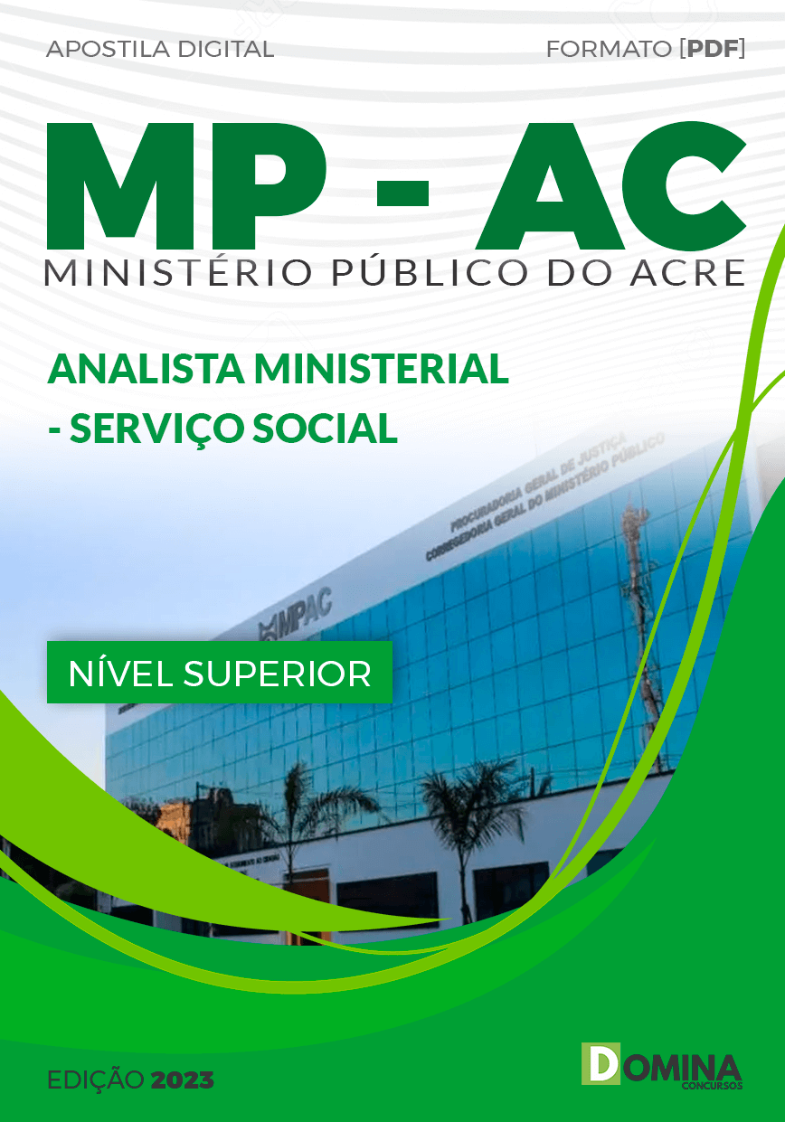 Apostila MP AC 2023 Analista Ministerial Serviço Social