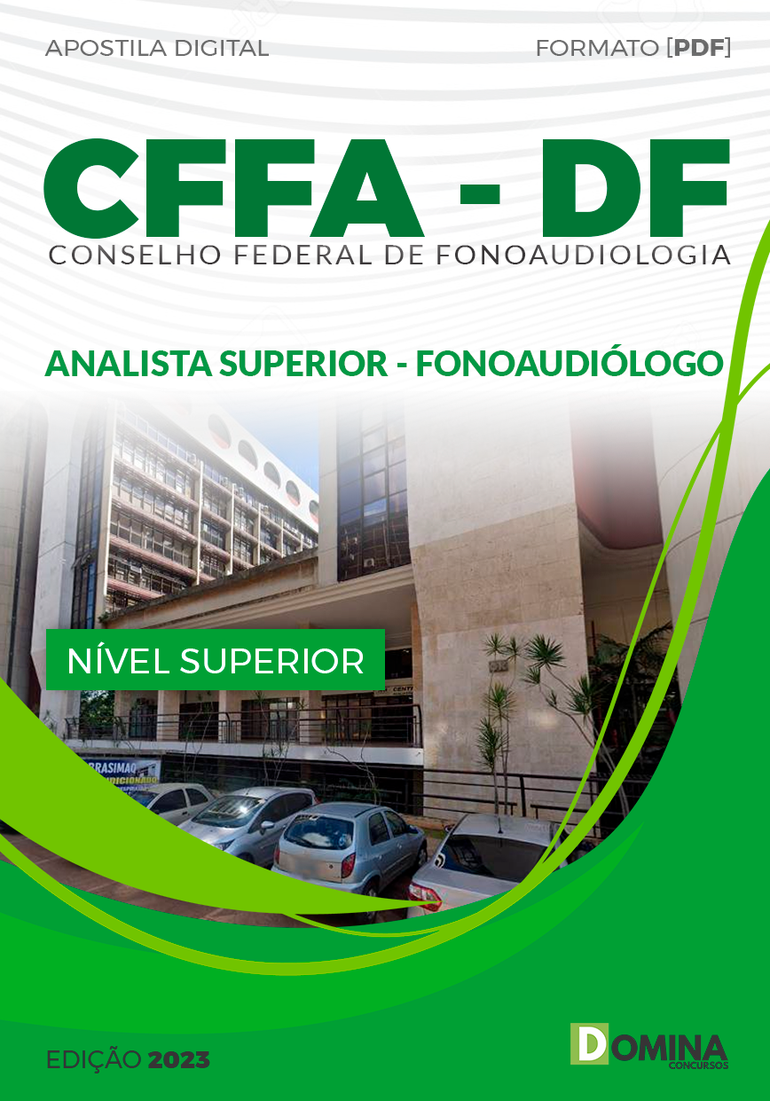 Apostila CFFA DF 2023 Analista Superior Fonoaudiólogo