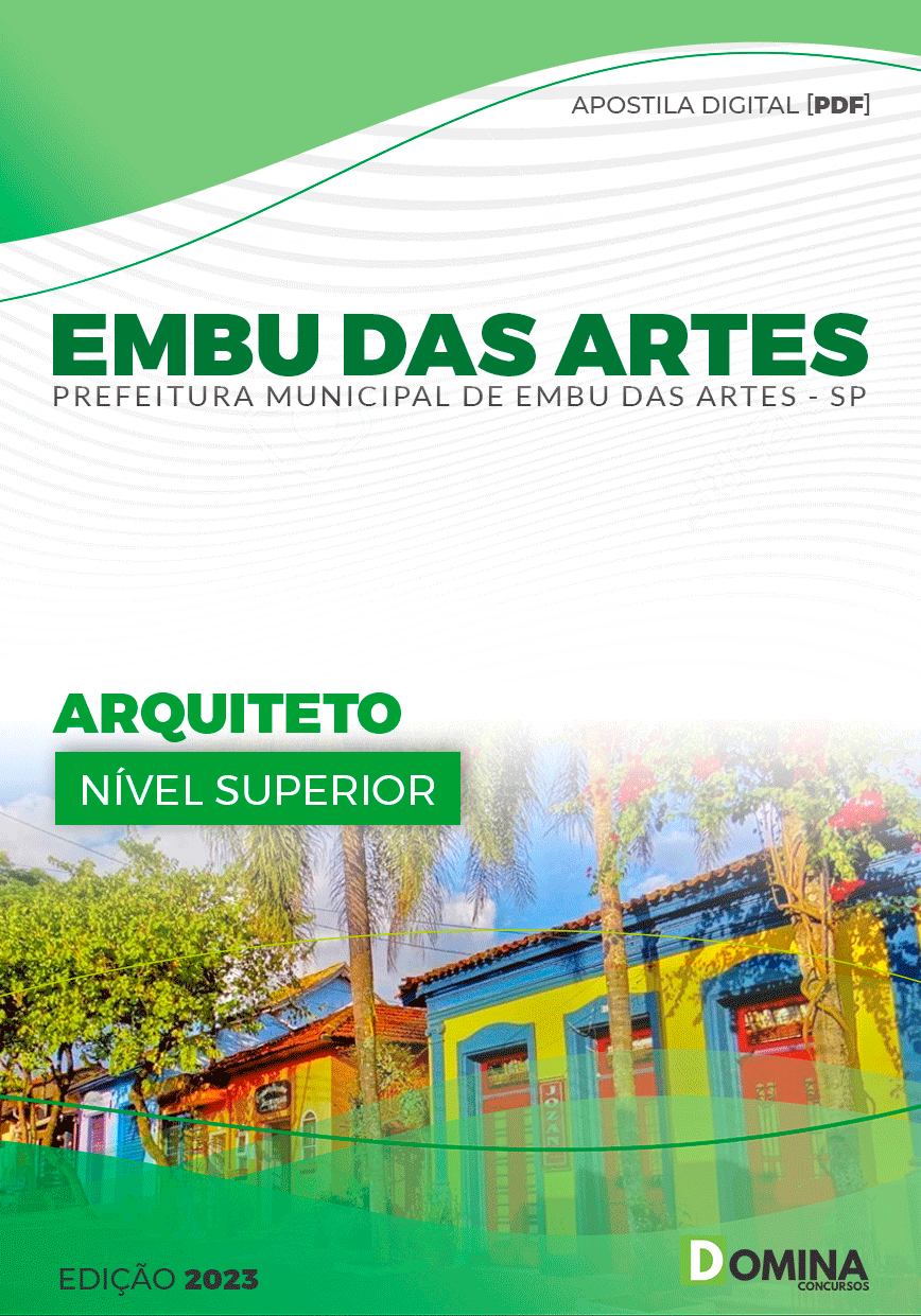 Apostila Pref Embu das Artes SP 2023 Arquiteto