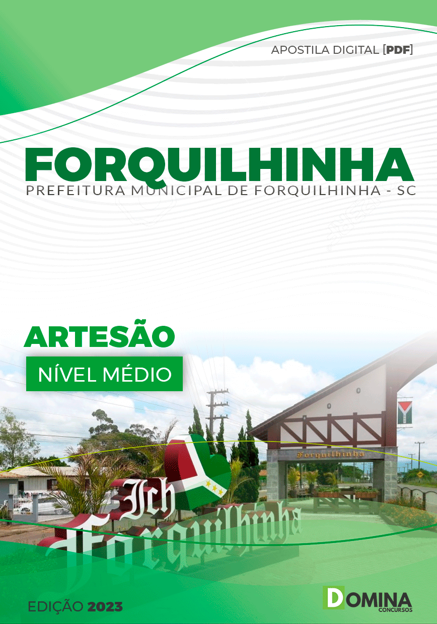 Apostila Pref Forquilhinha SC 2023 Artesão