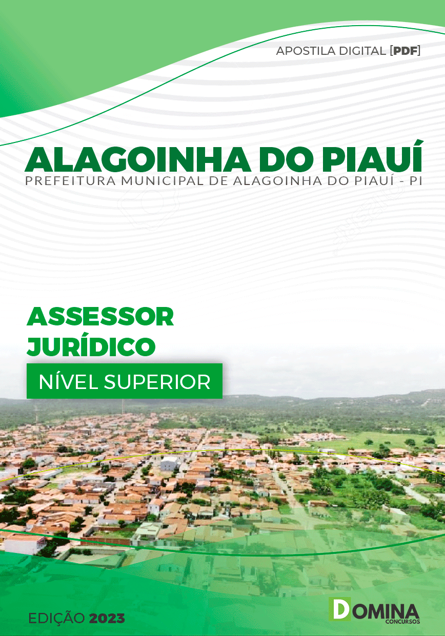 Apostila Pref Alagoinha do Piauí PI 2023 Assessor Jurídico