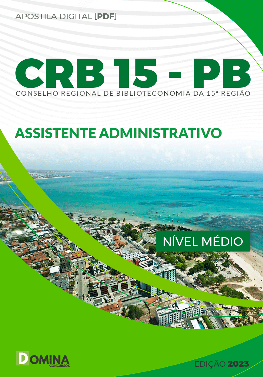 Apostila CRB 15 PB 2023 Assistente Administrativo
