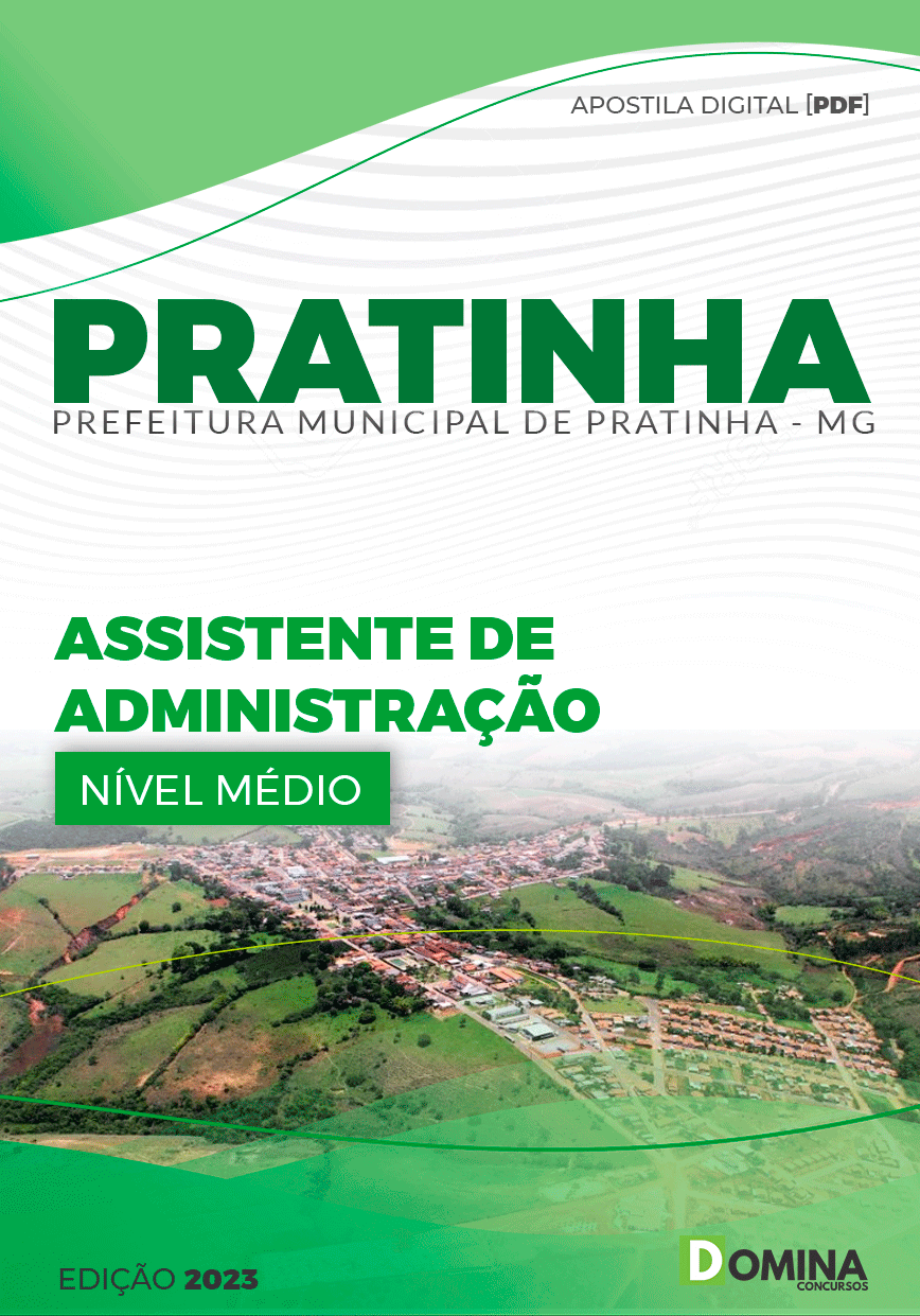 Apostila Concurso Pref Pratinha MG 2023 Assistente Administração