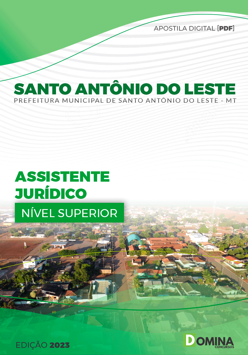 Pref Santo Antônio do Leste MT 2023 Assistente Jurídico