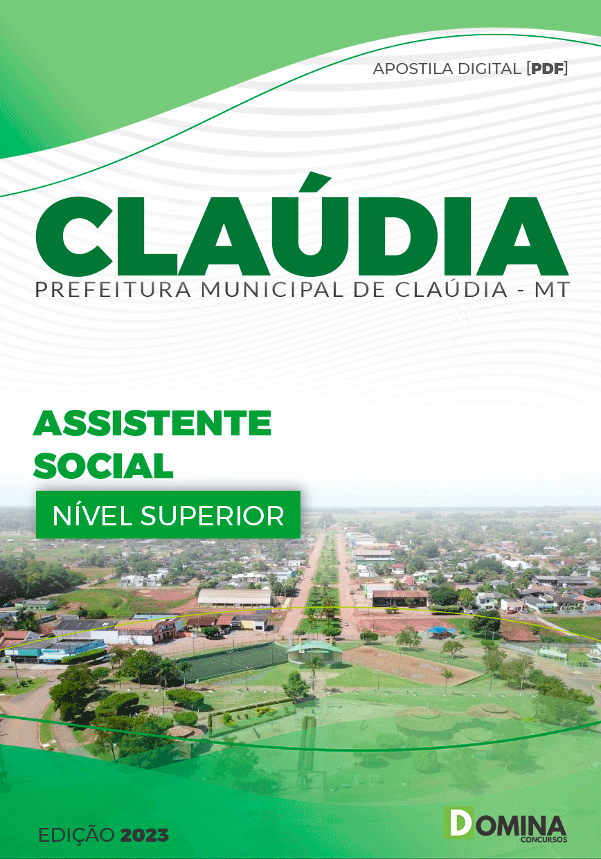 Apostila Pref Cláudia MT 2023 Assistente Social
