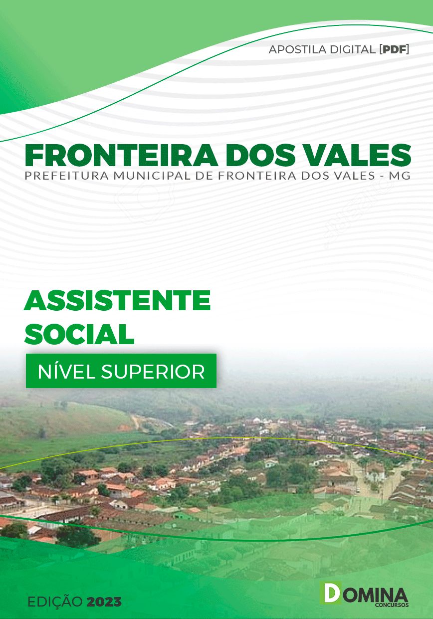 Apostila Pref Fronteira dos Vales MG 2024 Assistente Social