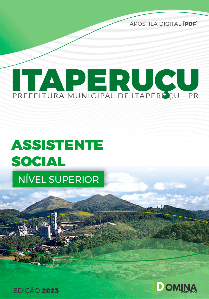 Apostila Concurso Pref Itaperuçu PR 2023 Assistente Social