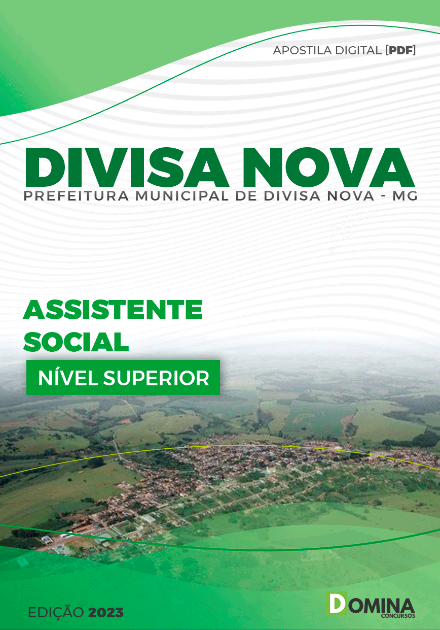 Apostila Prefeitura Divisa Nova MG 2023 Assistente Social
