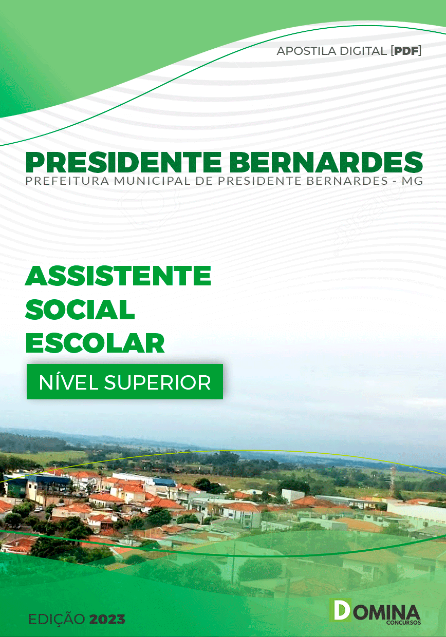 Pref Presidente Bernardes MG 2023 Assistente Social Escolar