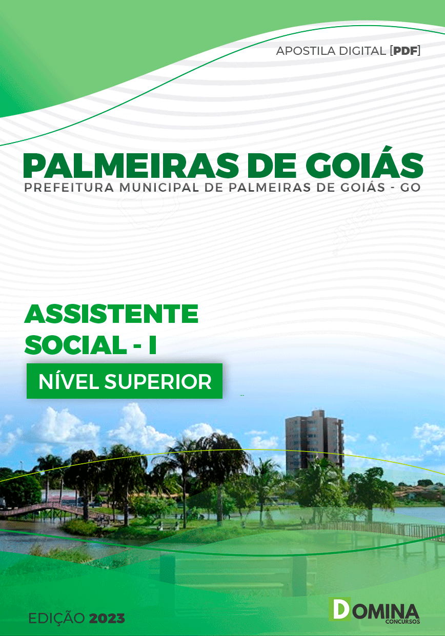 Apostila Pref Palmeiras de Goiás GO 2024 Assistente Social