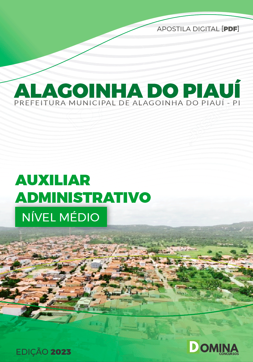 Apostila Pref Alagoinha do Piauí PI 2023 Auxiliar Administrativo