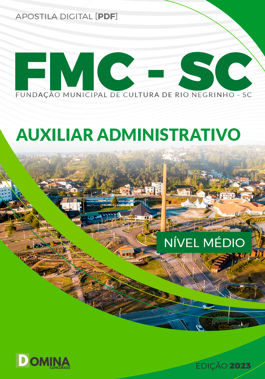 Apostila FMC Rio Negrinho SC 2023 Auxiliar Administrativo