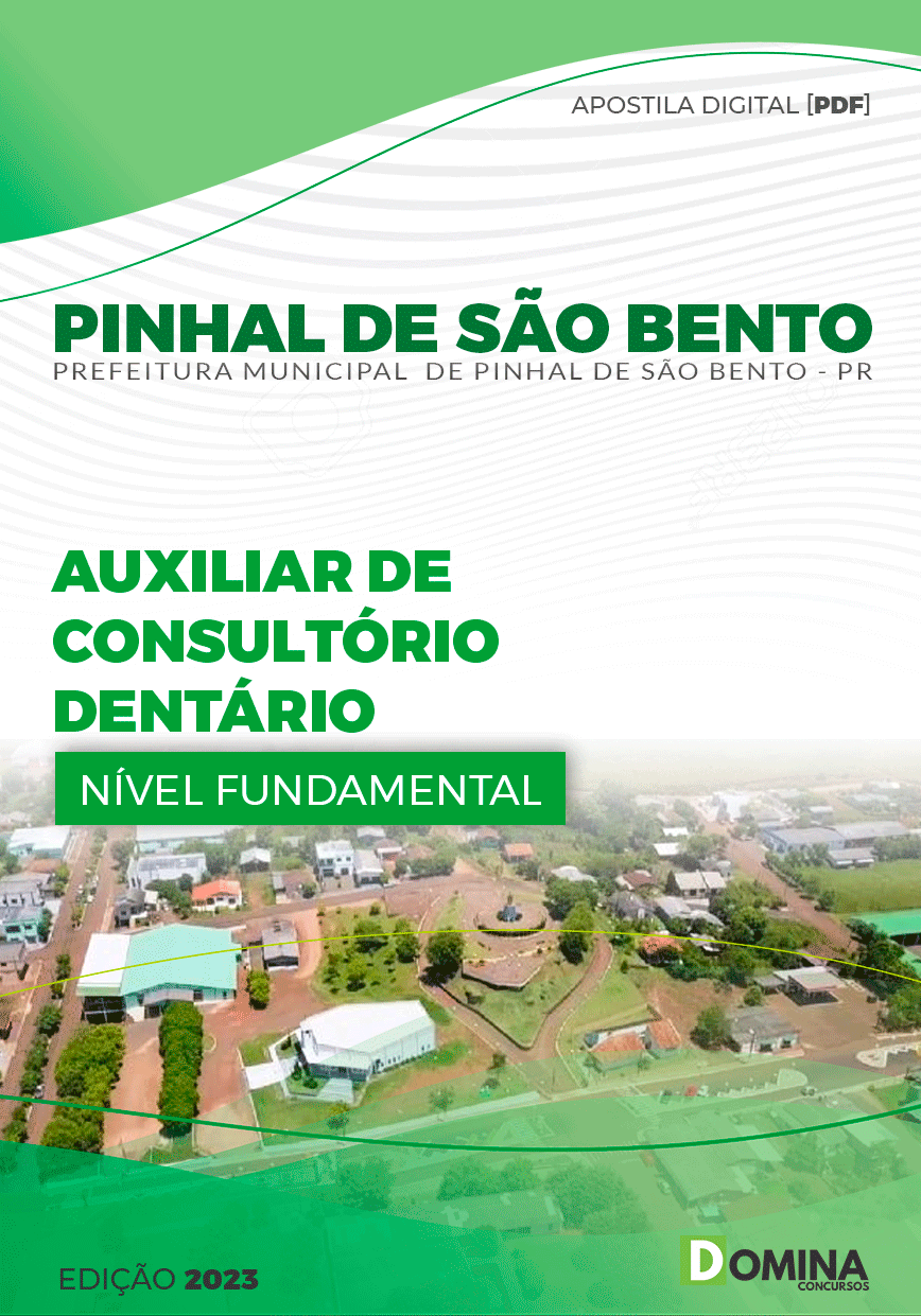 Apostila Pref Pinhal de São Bento PR 2023 Auxiliar Consultório Dentário
