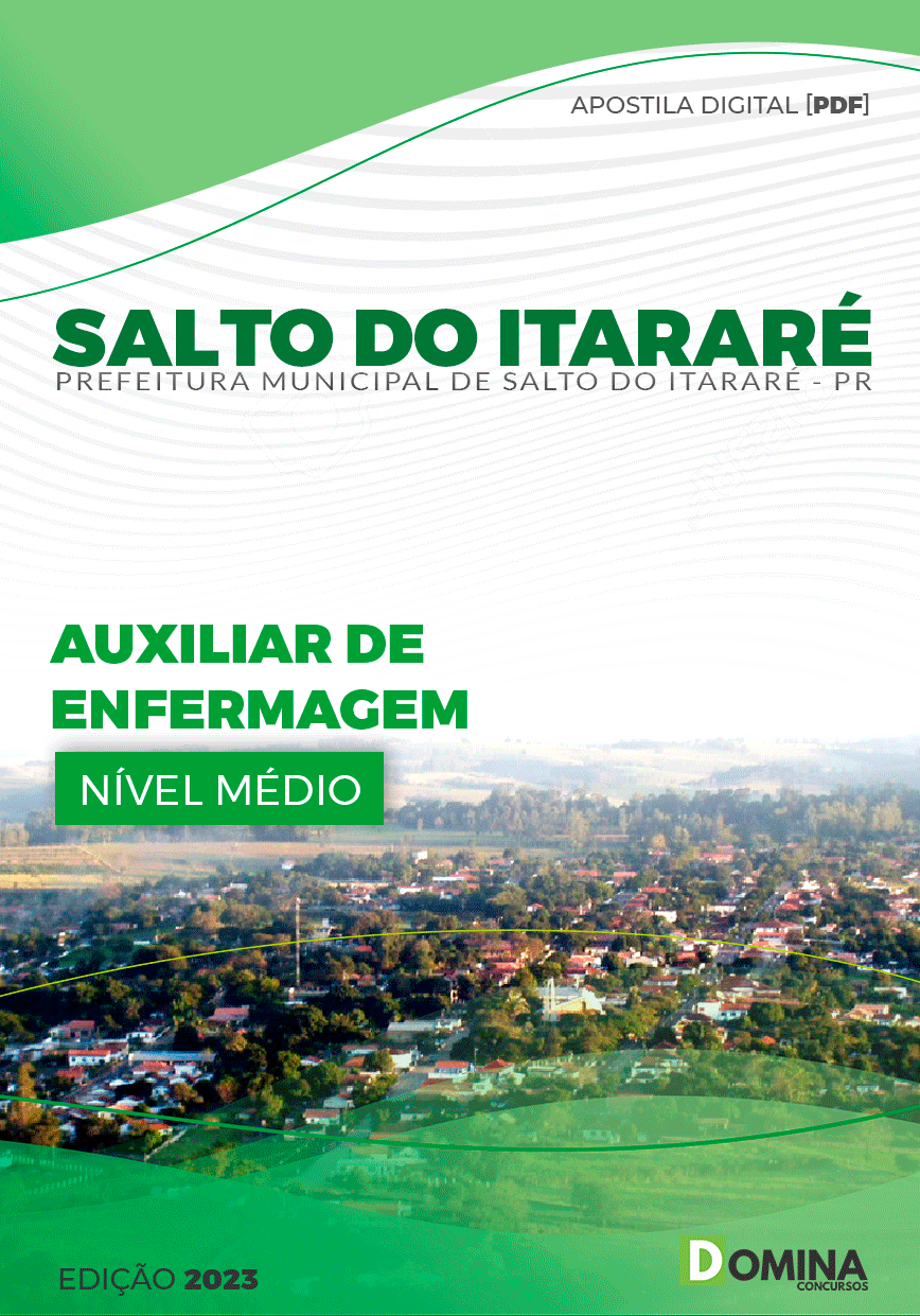 Apostila Pref Salto do Itararé PR 2023 Auxiliar de Enfermagem