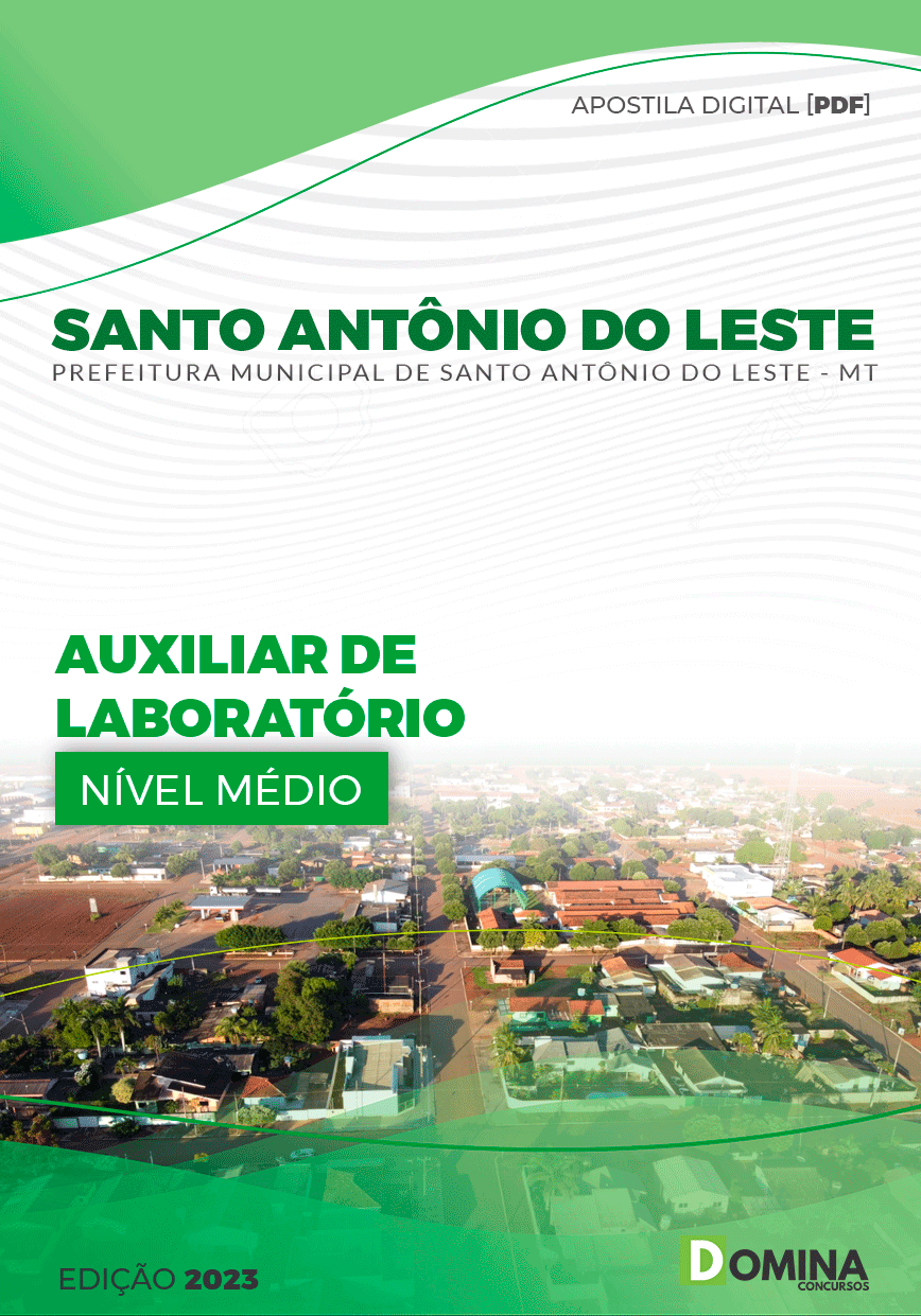 Pref Santo Antônio do Leste MT 2023 Auxiliar de Laboratório