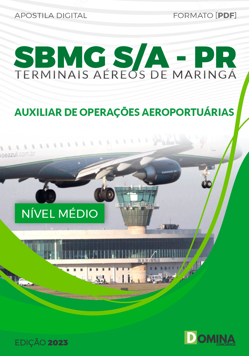 Apostila Concurso SBMG SA PR 2023 Auxiliar Operações Aeroportuárias